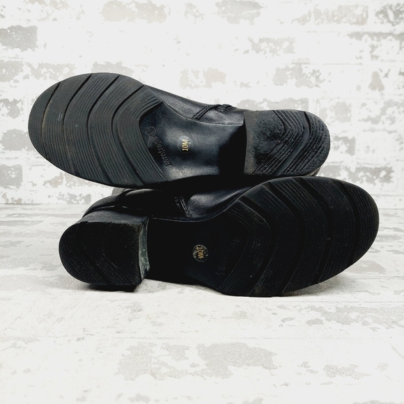 New BareTraps Women's Black Faux Leather Riding Boots F206 - Picture 8 of 12